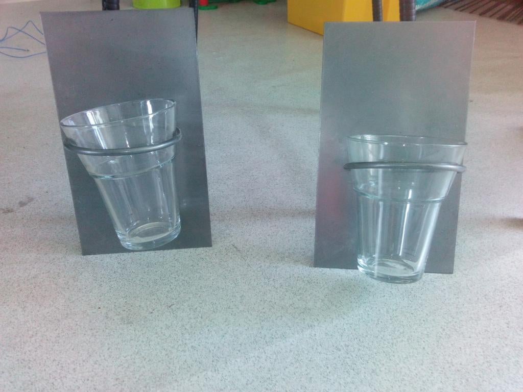 Decoratie ophangsysteem (zonder vazen), Ophalen, Gebruikt, Grijs, Metaal