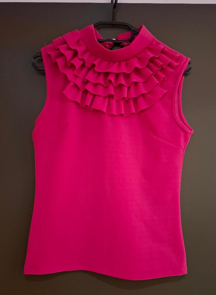 Top, Ophalen, Zo goed als nieuw, Roze, Zonder mouw