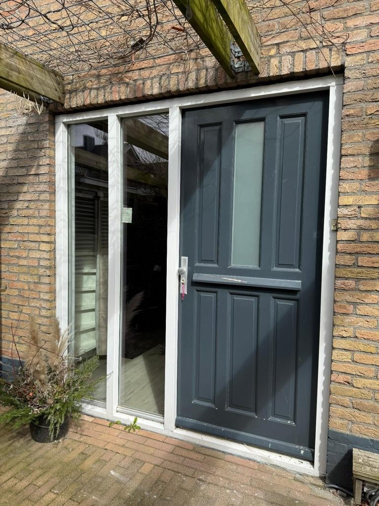 Tekoop voordeur pui, 75 tot 150 cm, Deurkozijn, Ophalen of Verzenden, Zo goed als nieuw