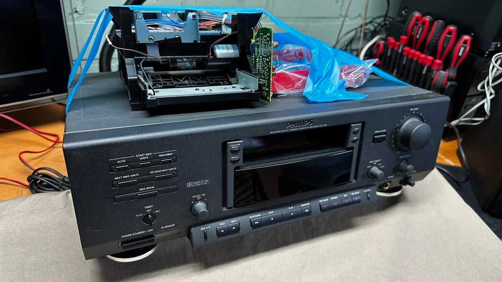 Philips dcc 900 voor onderdelen is geheel compleet., Ophalen of Verzenden, Enkel, Philips, Auto-reverse