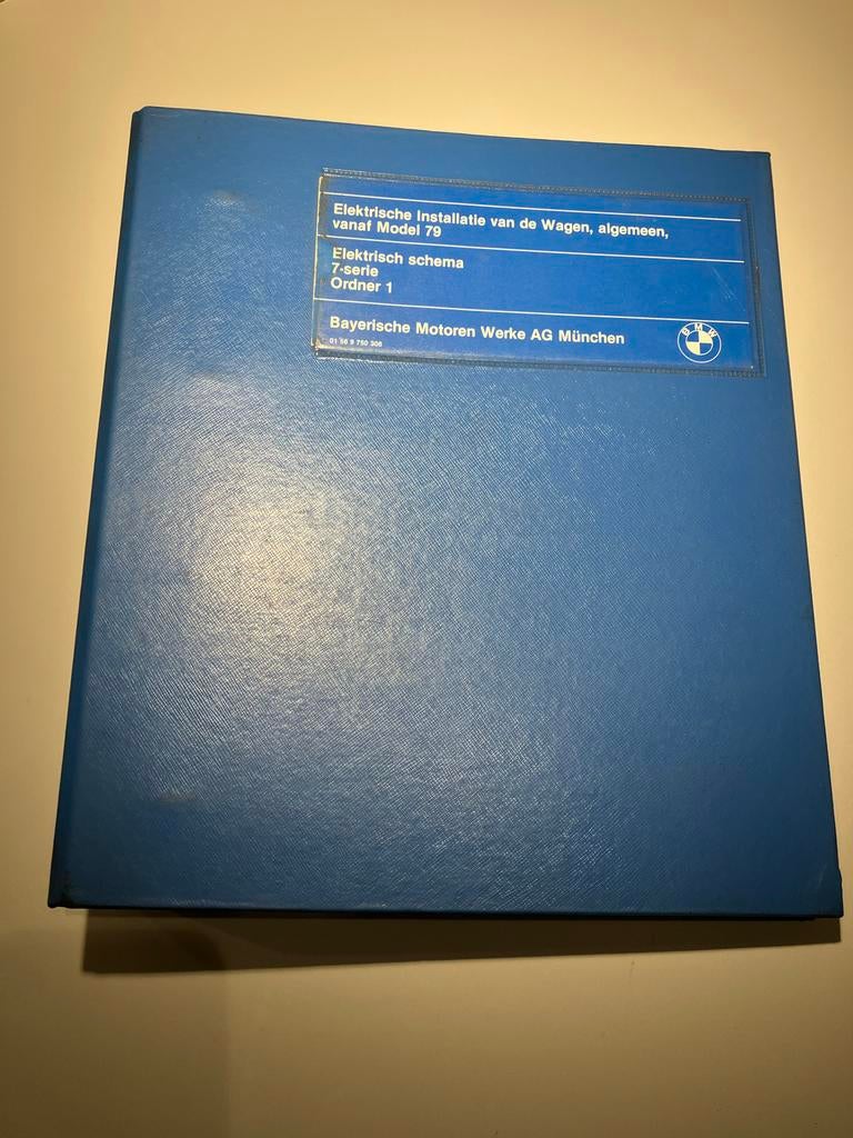 3x Origneel handboek elektrische installatie BMW 7-serie E23, Auto diversen, Handleidingen en Instructieboekjes, Ophalen of Verzenden