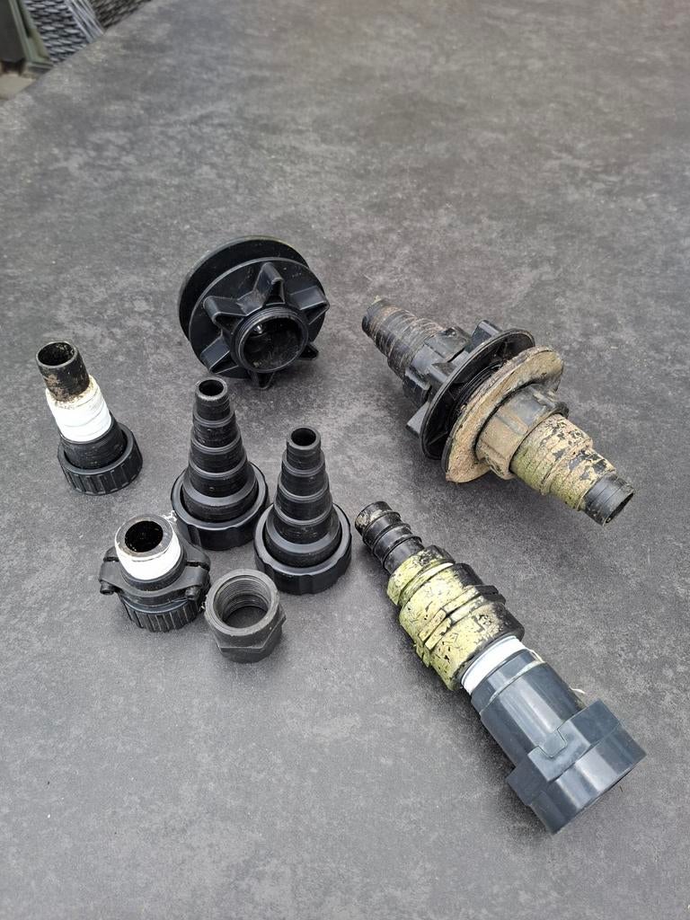 Wand doorvoer vijver, Ophalen