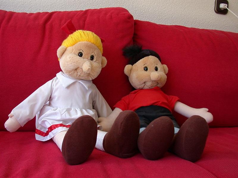 Suske en Wiske pluche poppen knuffels, Verzamelen, Ophalen of Verzenden, Suske en Wiske, Zo goed als nieuw, Beeldje of Figuurtje