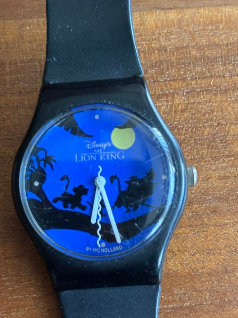 Disney Horloge (lopend) Lion King, Ophalen of Verzenden, Leeuwenkoning of Jungle Boek, Zo goed als nieuw