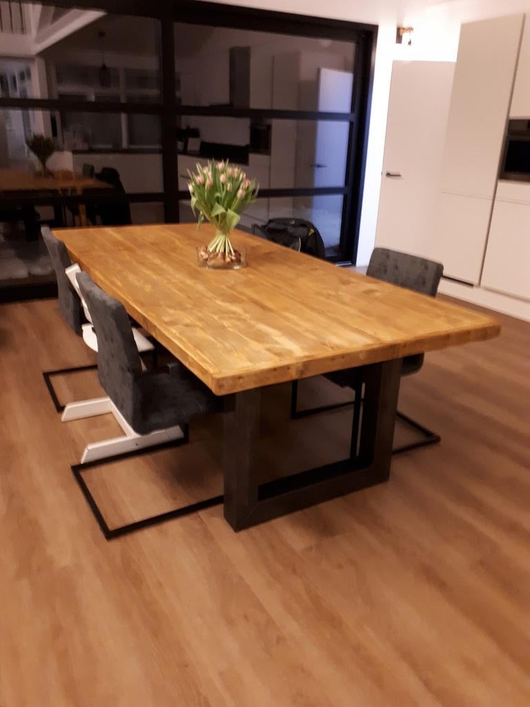 Douglas eettafel tuintafel loungebank hoekbank steigerhout, Tuin en Terras, Ophalen of Verzenden, Nieuw, Rechthoekig, Hout