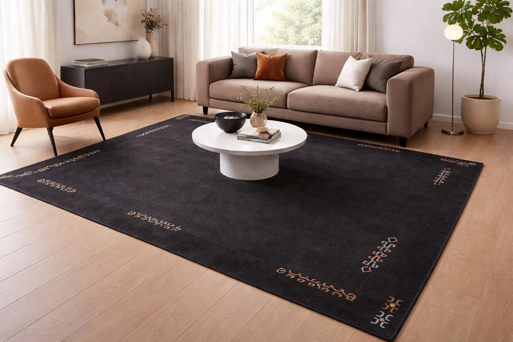 Handgeknoopt oosters tapijt modern design 352x252, Info@SlatsAntiek.nl, Perzisch, Vof Slats Antiek, Ophalen of Verzenden