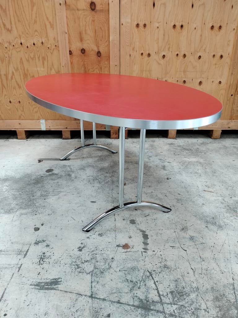Formica Tafel, Huis en Inrichting, Tafels | Eettafels, Ophalen, Gebruikt, Overige houtsoorten, 200 cm of meer