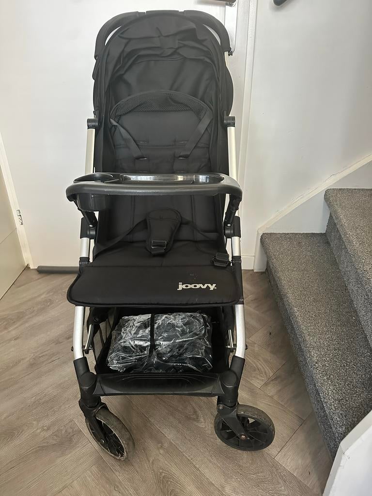 Joovy Kooper buggy zwart, Ophalen, Gebruikt, Overige merken, Verstelbare rugleuning
