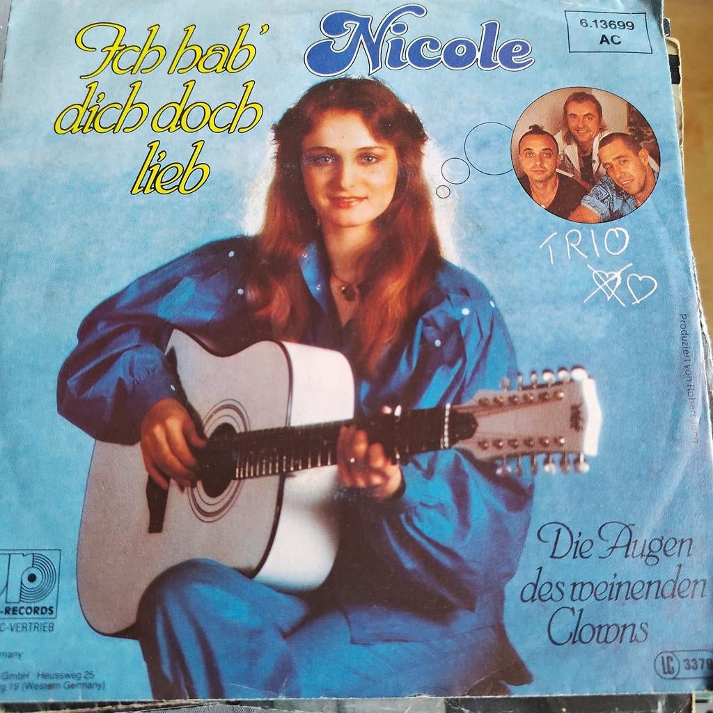 Nicole - Ich hab' dich doch lieb, Cd's en Dvd's, Vinyl Singles, Ophalen of Verzenden, 7 inch