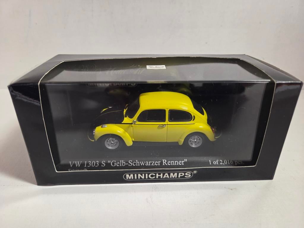 Minichamps Volkswagen Kever 1303 S 1974 1:43, Hobby en Vrije tijd, Modelauto's | 1:43, Auto, ., Ophalen of Verzenden, Zo goed als nieuw
