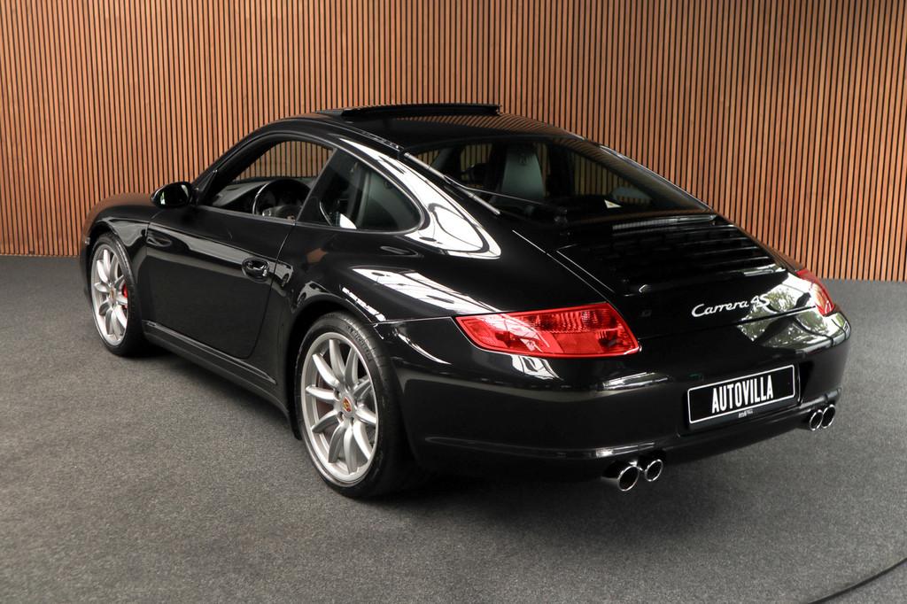 Porsche 911 3.8 Carrera 4S Open dak Bose Alcantarahemel Navi, Auto's, Automaat, Gebruikt, Zwart, 4 stoelen