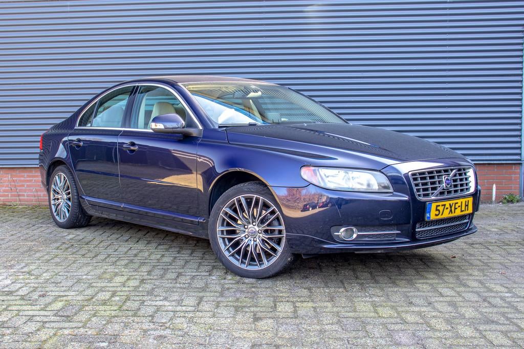 Volvo S80 2.5 T Momentum (bj 2007, automaat), Parkeersensor, Blauw, 2521 cc, Bedrijf
