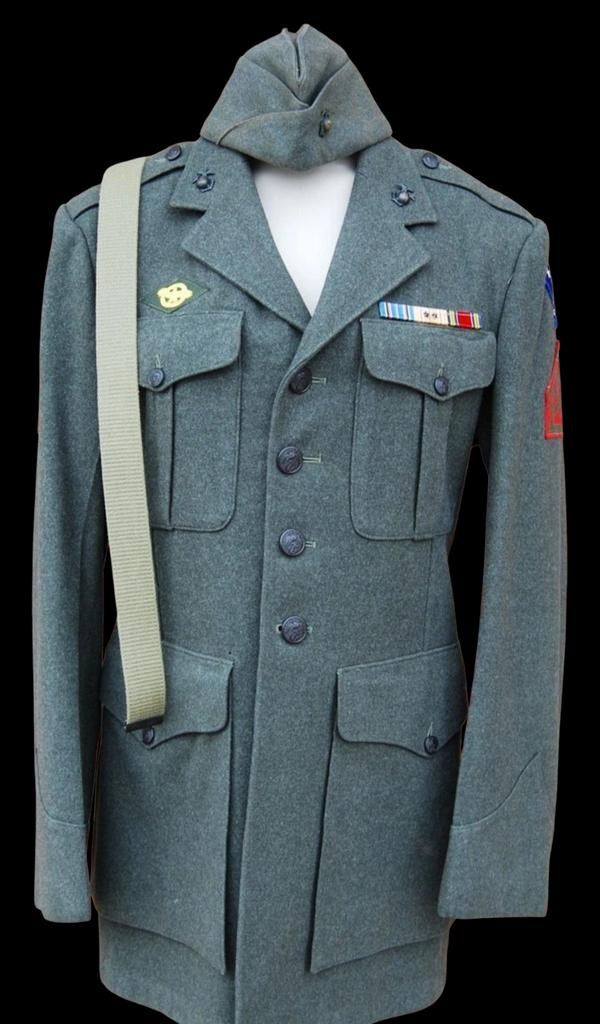 1st Marine Division USMC WWII, Verzamelen, Militaria | Tweede Wereldoorlog, Ophalen of Verzenden, Amerika, Kleding of Schoenen