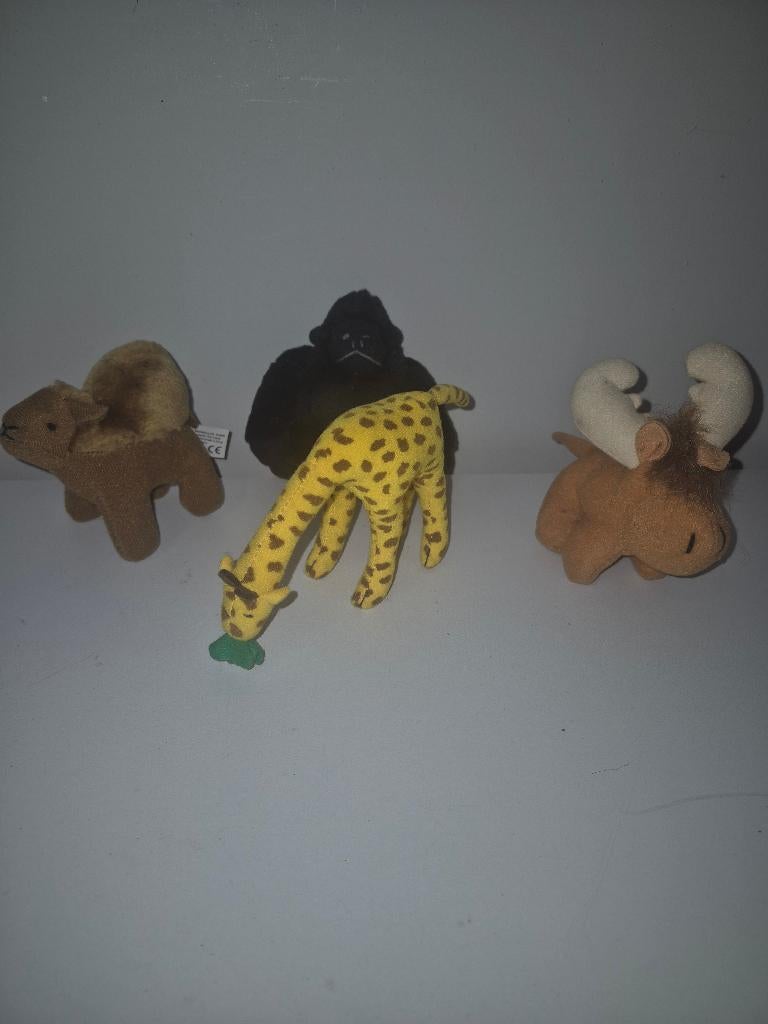 4 wilde dieren figuren mac uit 1994/1997, Ophalen of Verzenden, Gebruikt