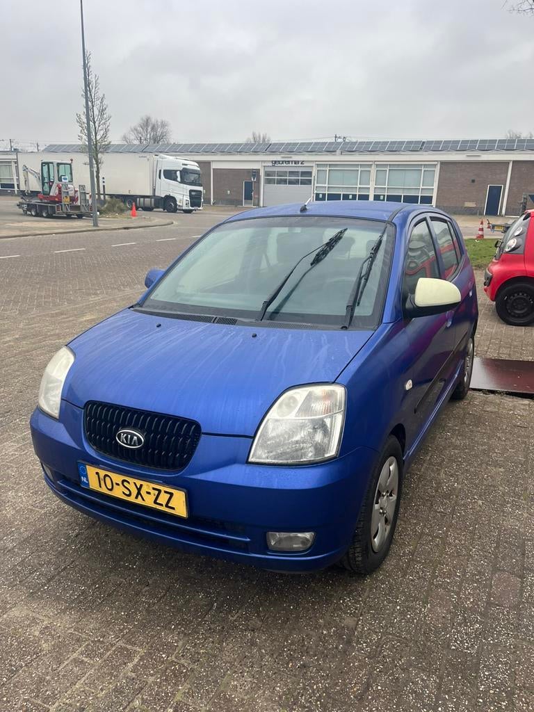Kia Picanto 1.0 2006 Blauw, Auto's, Voorwielaandrijving, 836 kg, 4 cilinders, 61 pk