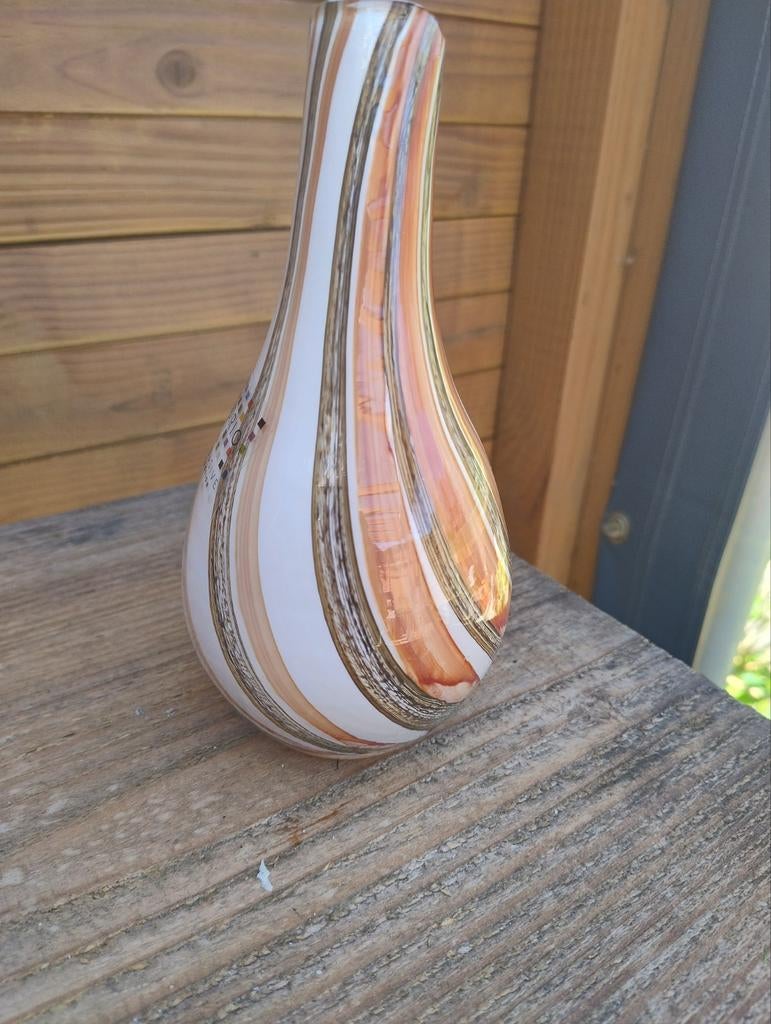 Fidrio Pisa Beach vaasje, Nieuw, Oranje, Ophalen of Verzenden, Glas