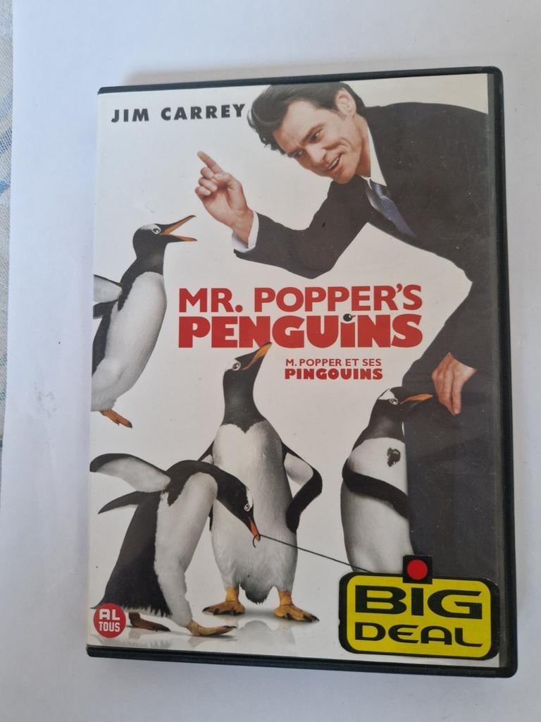 Mr. Popper's Penguins DVD - Jim Carrey, Alle leeftijden, Ophalen of Verzenden