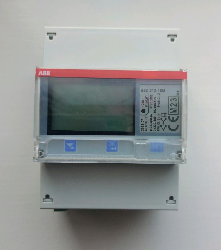 ABB B23 Bidirectionele KWH-meter - Energiemeter, Ophalen of Verzenden, Overige typen