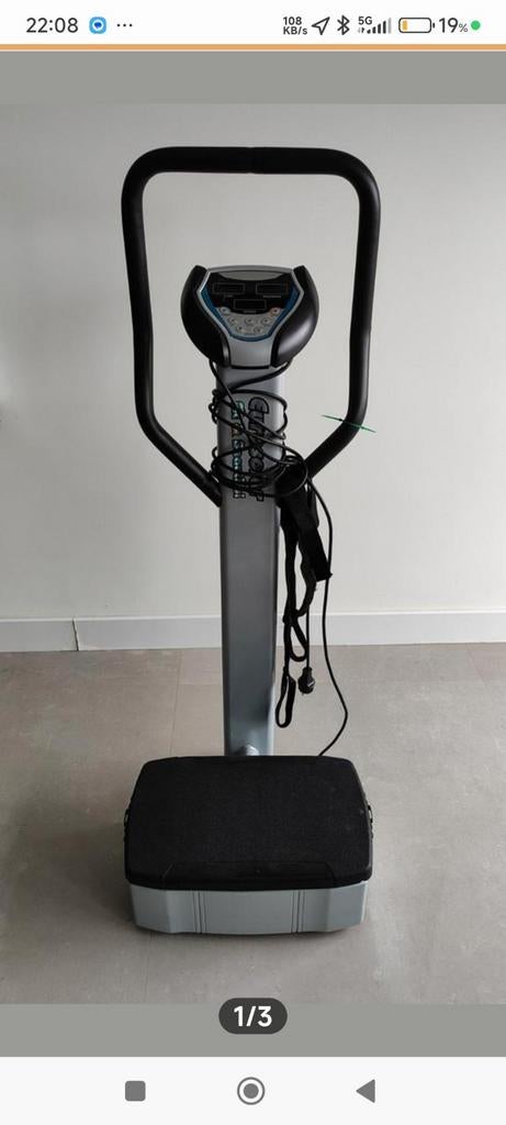 Trilplaat voor effectieve full-body workout, Trilplaat, Ophalen of Verzenden, Metaal, Buik