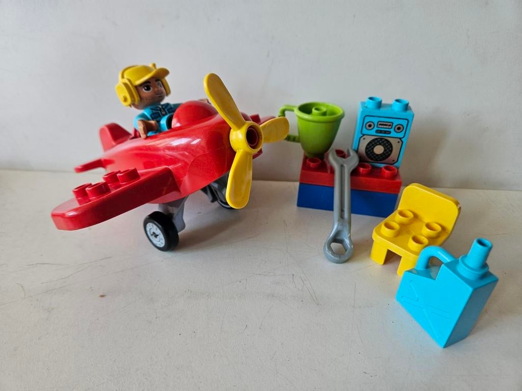 Lego Duplo Vliegtuig 10908 - Compleet met Piloot, Ophalen of Verzenden, Zo goed als nieuw, Complete set, Duplo