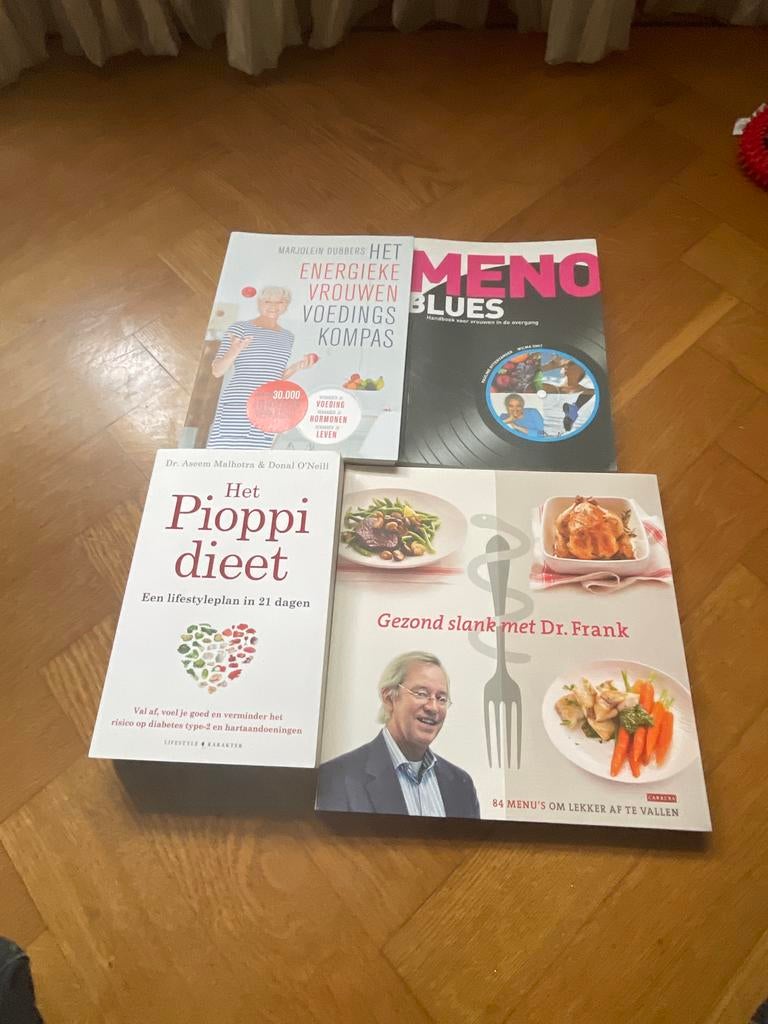 Boeken over dieet, voeding en gezondheid (4 stuks), Boeken, Ophalen of Verzenden, Gelezen, Dieet en Voeding