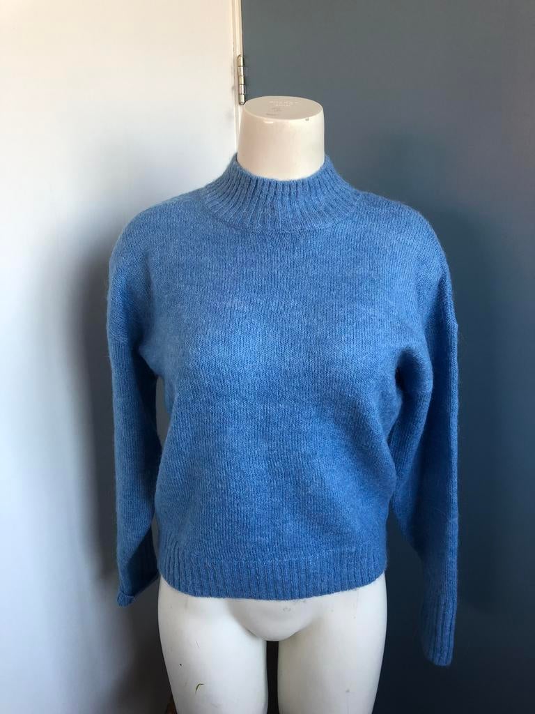 Ichi lichtblauw wollig licht truitje xs ruimvallend alpaca, Blauw, Ophalen of Verzenden, Zo goed als nieuw, X