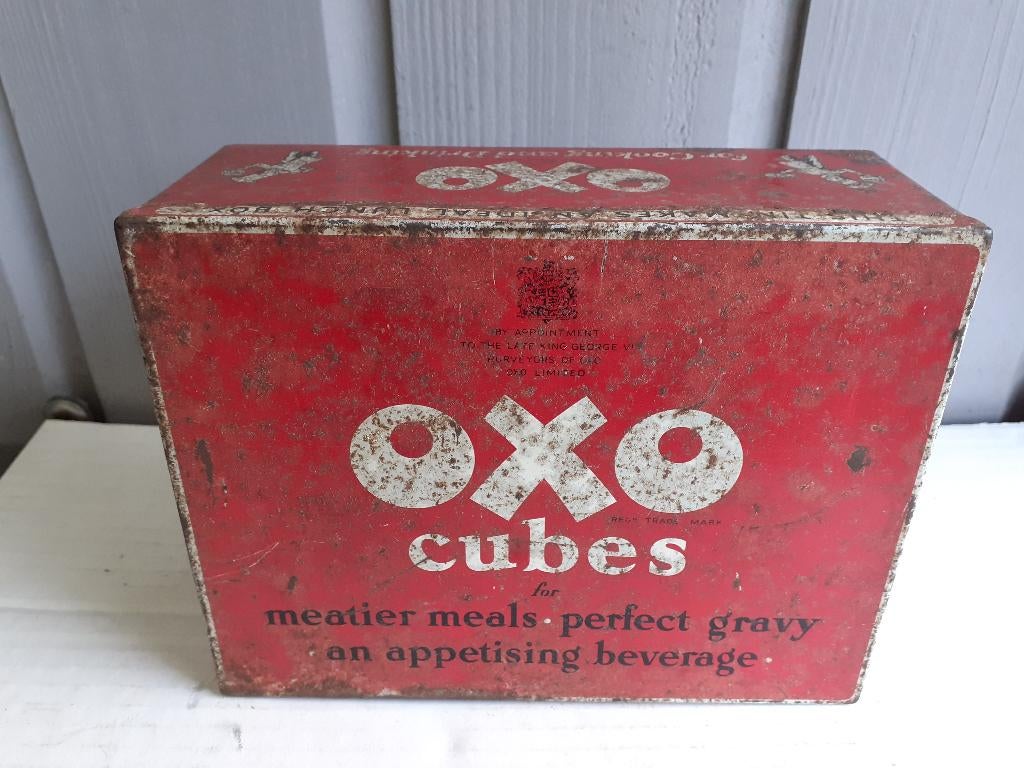 Oxo blik, Ophalen of Verzenden, Gebruikt, Verpakking