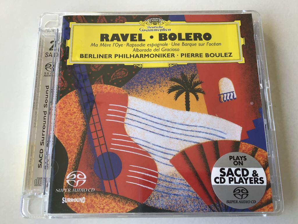 Ravel Bolero / Ma Mère l’oye etc. / Pierre Boulez 2x SACD, Ophalen of Verzenden, Modernisme tot heden, Zo goed als nieuw, Orkest of Ballet