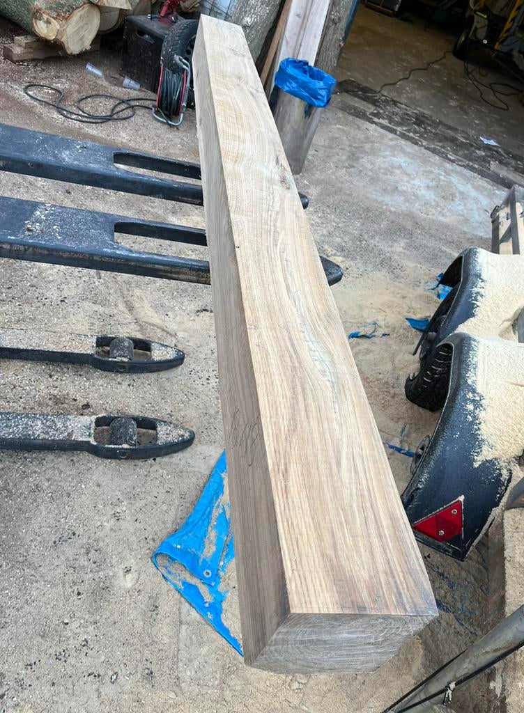 Eiken balk 18/18/245, Ophalen of Verzenden, Zo goed als nieuw, 250 cm of meer, Balken