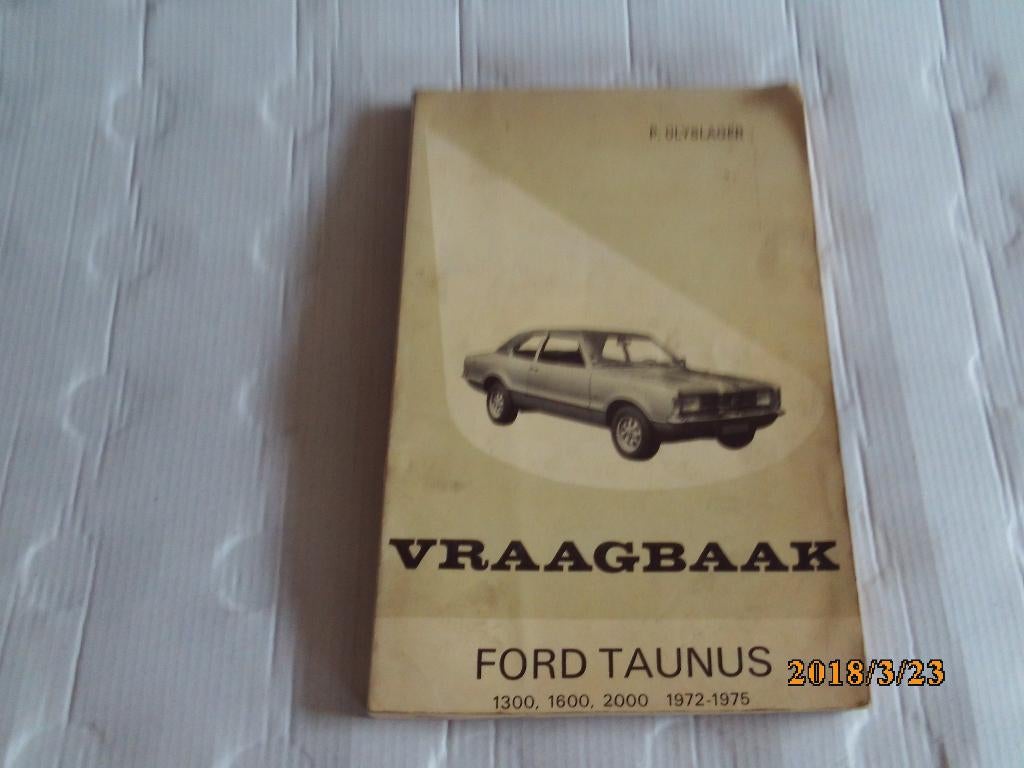 vraagbaak ford taunus - p. olyslager, Ophalen of Verzenden