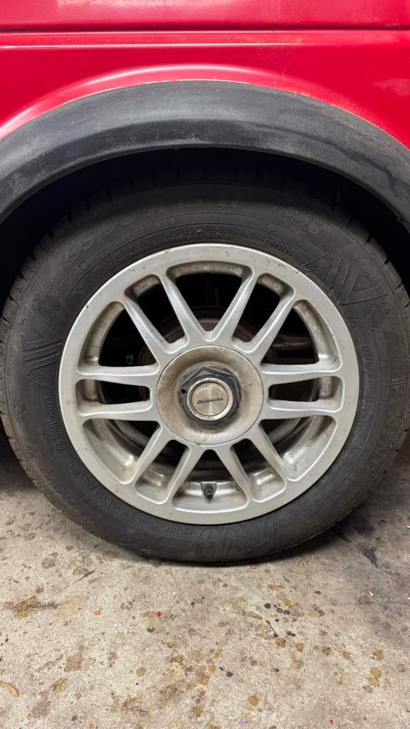 Team Dynamics velgen 15 inch 4x100, Auto diversen, Wieldoppen, Ophalen, Gebruikt