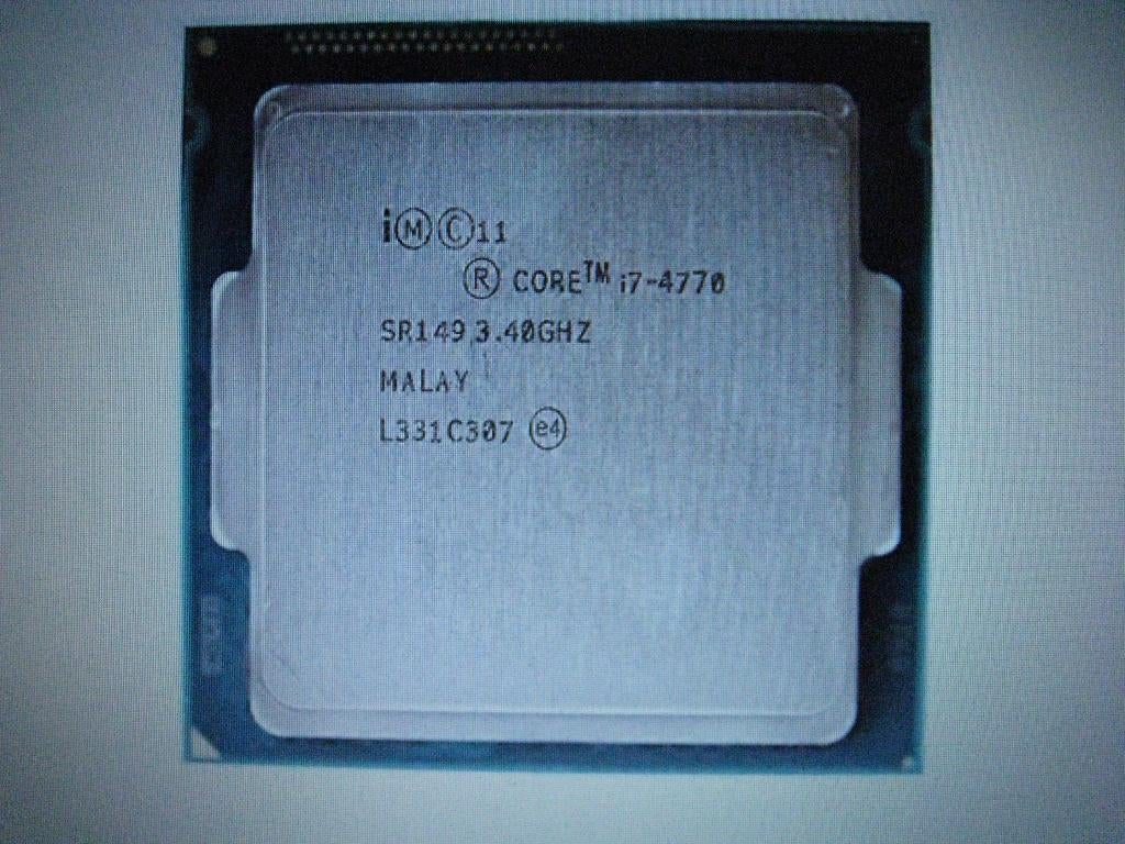 Intel Core i7-4770 3.4GHz LGA1150 8MB Quad-Core Desktop CPU, Computers en Software, Ophalen, 4-core, Zo goed als nieuw, LGA 1150