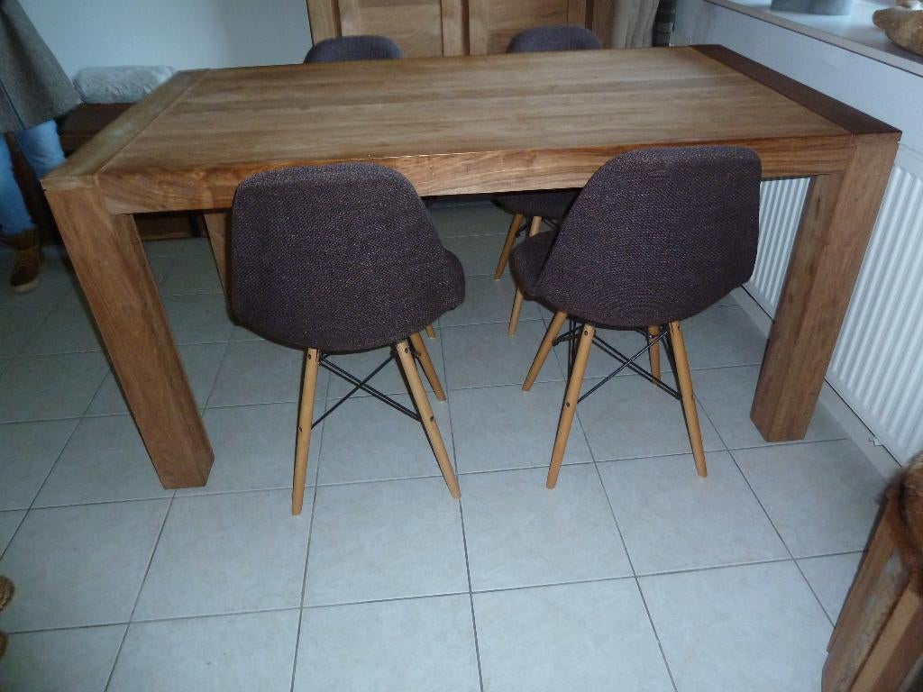 Henders & Hazel eettafel 90 x 160 m - kan ook worden bezorgd, Huis en Inrichting, Tafels | Eettafels, Ophalen, 50 tot 100 cm, Zo goed als nieuw