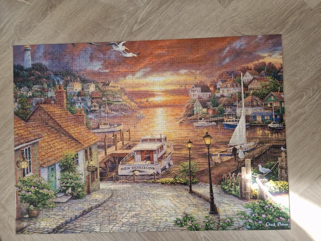 Chuck Pinsons puzzels 1000 stukjes, Ophalen of Verzenden, 500 t/m 1500 stukjes, Zo goed als nieuw