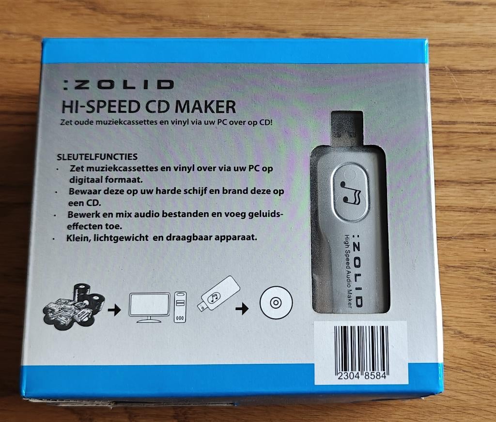 Zolid Hi-speed CD maker, Audio, Tv en Foto, Converters, Zo goed als nieuw, Ophalen of Verzenden