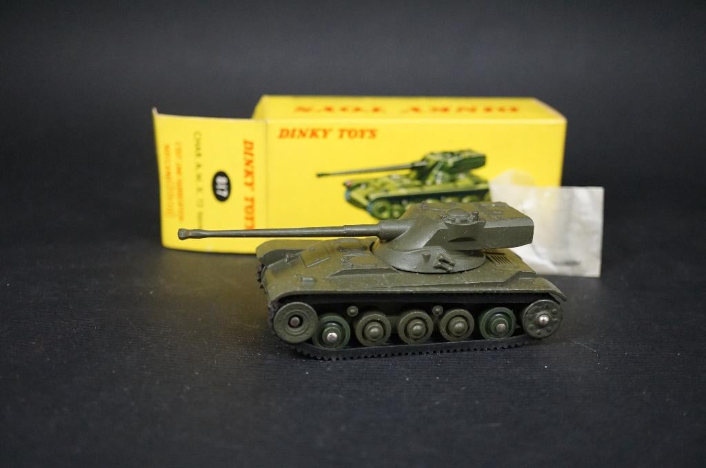Dinky Toys AMX 13 tank - TOP, Ophalen of Verzenden