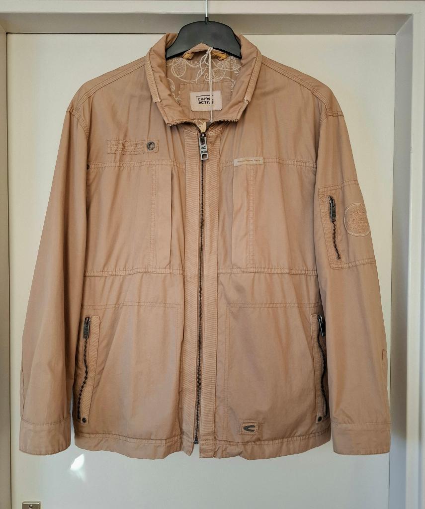 Zomerjas van Camel Active met rits sluiting. Maat 50/52., Kleding | Heren, Maat 52/54 (L), Beige, Nieuw, Ophalen of Verzenden