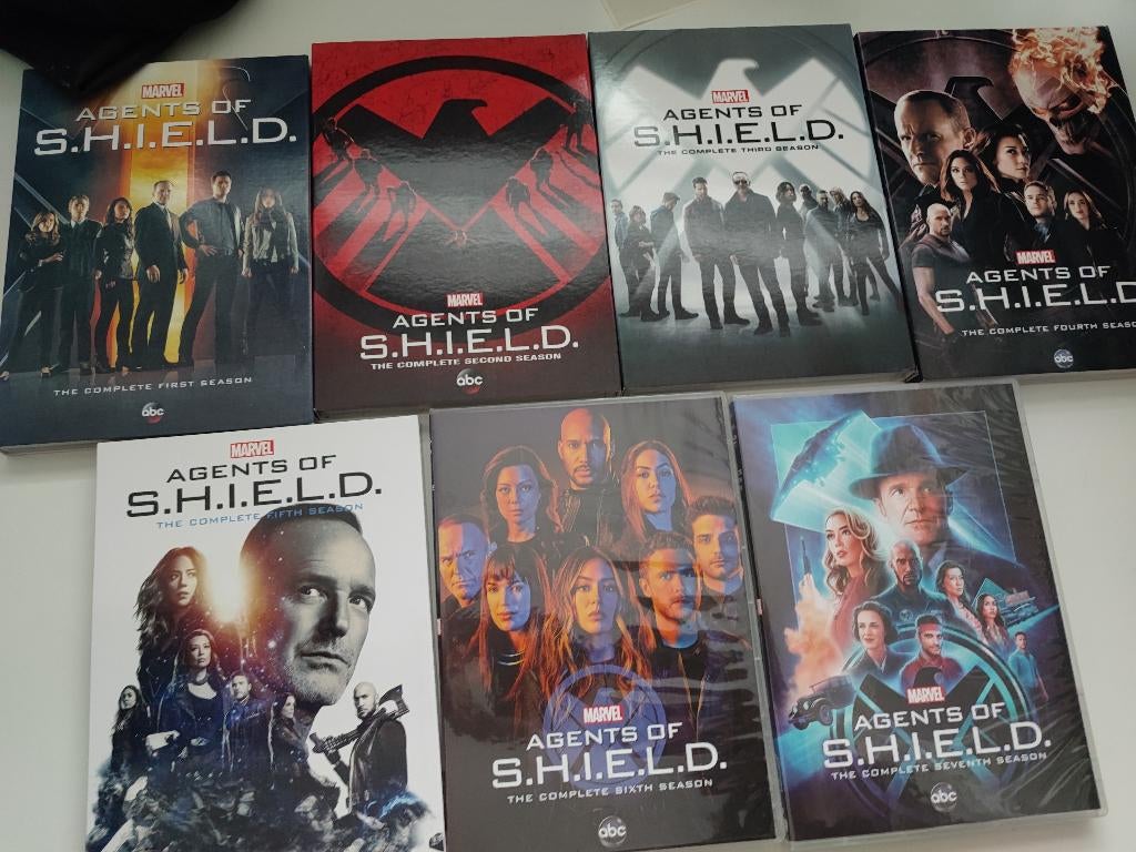 Marvel agents of shield seizoen 1 tm 7 complete serie, Vanaf 12 jaar, Ophalen of Verzenden, Zo goed als nieuw, Actie en Avontuur