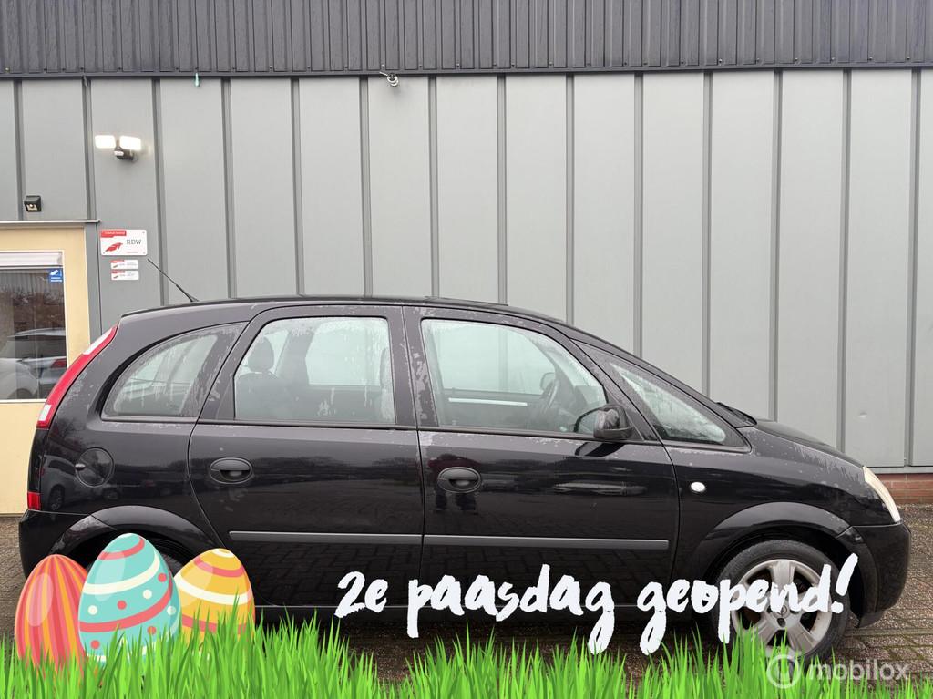 Opel Meriva 1.6 Maxx Cool, Stof, Gebruikt, Zwart, 4 cilinders