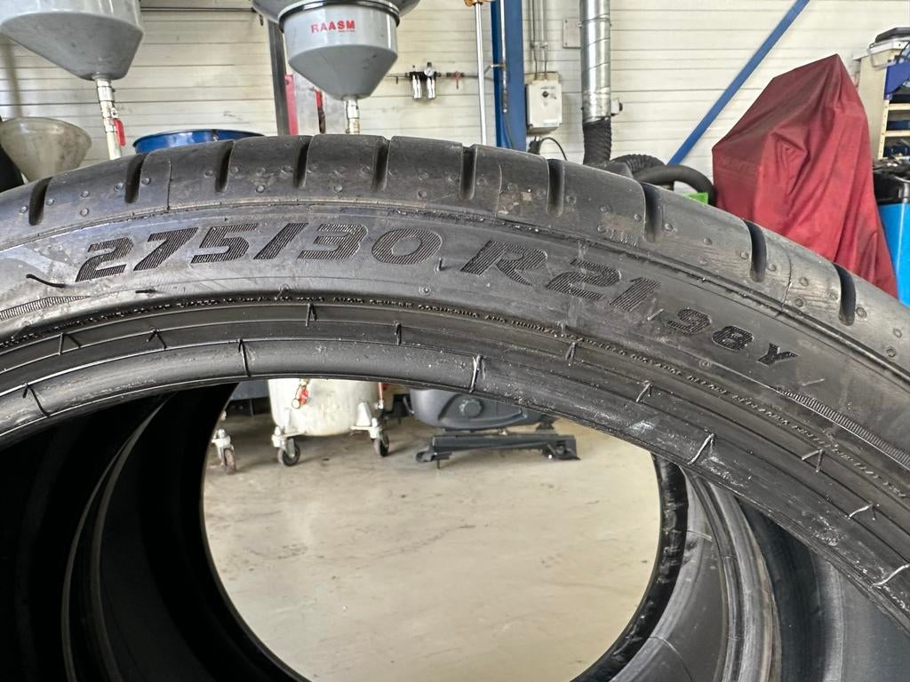 Pirelli Pzero runflat zomerbanden 275/30 R21, Auto-onderdelen, Banden en Velgen, Gebruikt, 275 mm, Band(en), Personenwagen