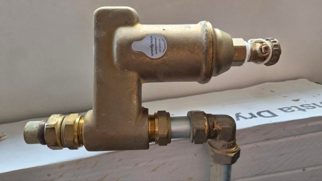 SpiroVent / Spirotech lucht- en vuilafscheider cv installati, Ophalen of Verzenden, Gebruikt