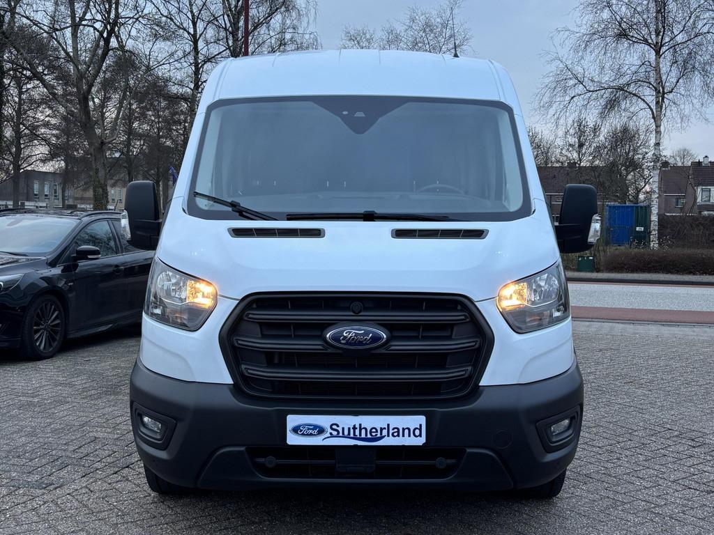 Ford Transit 350 2.0 TDCI L3H2 DC | Dubbele Cabine | Trend |, Auto's, Bestelauto's, Voorwielaandrijving, Stof, Euro 6, 4 cilinders
