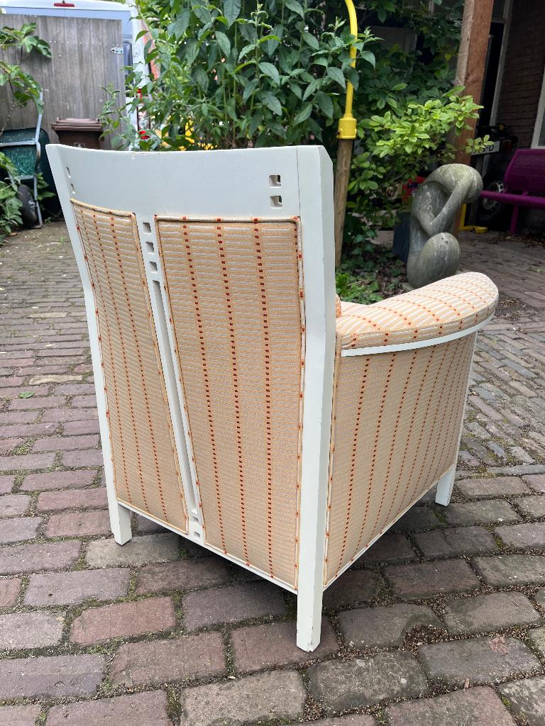 Giorgetti Damesfauteuil nieuwe bekleding klassieker, Huis en Inrichting, Fauteuils, Ophalen, Overige materialen, Minder dan 75 cm