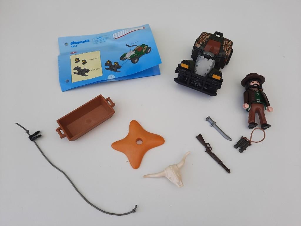 Playmobil Safari Quad - 4834, Ophalen of Verzenden, Zo goed als nieuw, Complete set