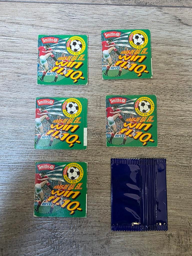 Smiths Kras de Bal scoorkaart, Verzamelen, Flippo's, Ophalen of Verzenden, Losse flippo's