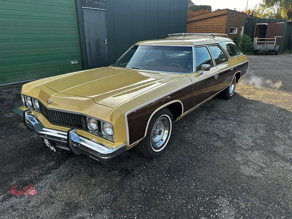 1972 Chevrolet Caprice Estate LPG, Auto's, Automaat, Achterwielaandrijving, Overige kleuren, Chevrolet