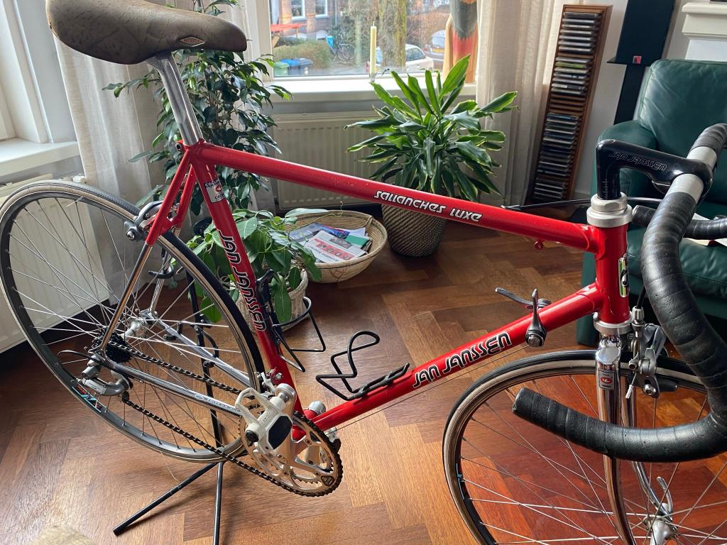 Mooie vintage Jan Jansen, 28 inch, Gebruikt, 15 tot 20 versnellingen, 53 tot 57 cm