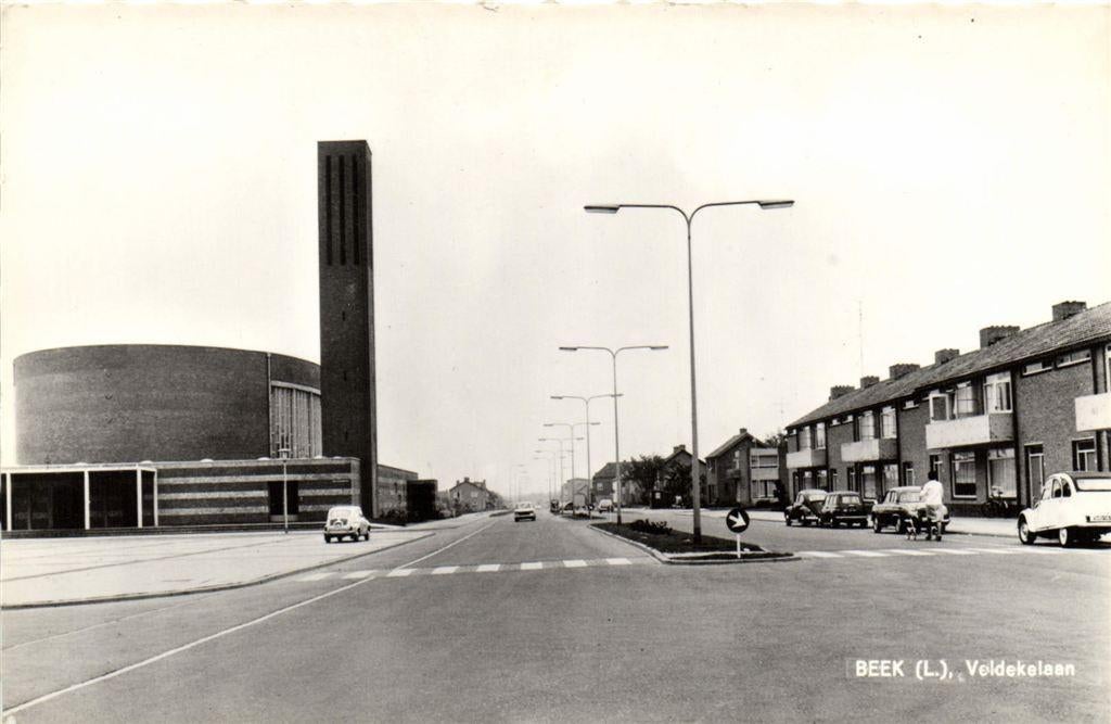 Beek [L.], Veldekelaan - ongelopen, Ophalen of Verzenden, Voor 1920, Ongelopen, Gelderland
