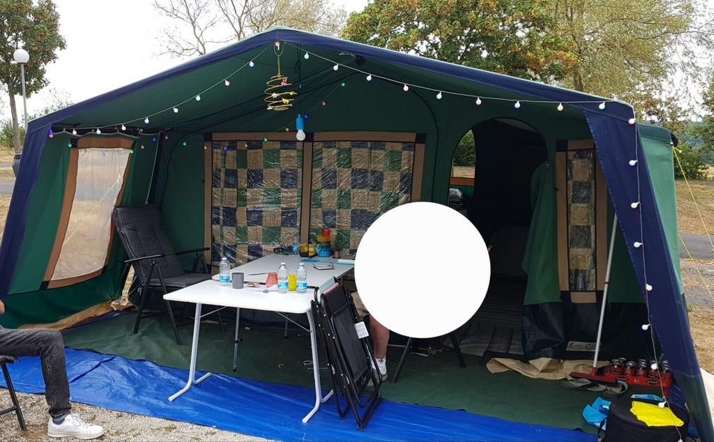 Ruime 6-persoons vouwwagen met bermkeuken, Caravans en Kamperen, Vouwwagens, Ophalen