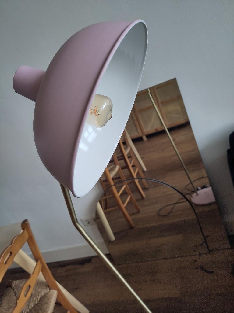 Staande lamp, Huis en Inrichting, Lampen | Vloerlampen, Ophalen, 100 tot 150 cm, Zo goed als nieuw, Metaal